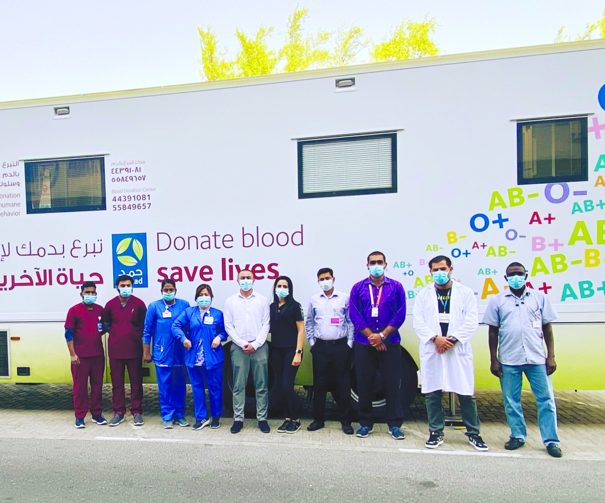 Oryx Group for Food Services holds blood donation drive with HMC